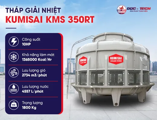 Tháp giải nhiệt Kumisai KMS 350RT