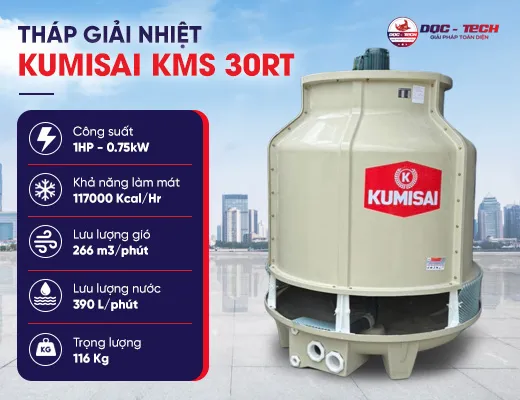 Tháp tản nhiệt Kumisai KMS 30RT