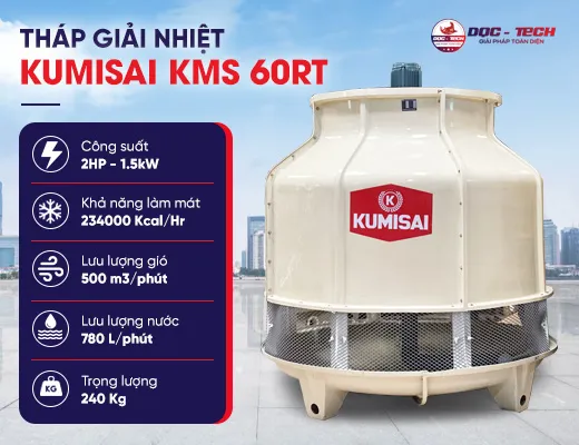 Tháp giải nhiệt Kumisai KMS 60RT