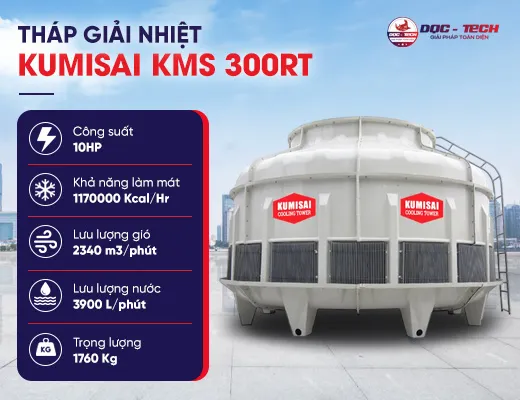 Tháp giải nhiệt Kumisai KMS 300RT