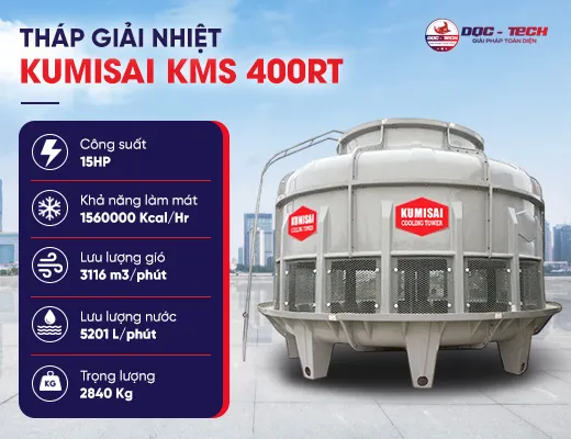 Tháp giải nhiệt Kumisai KMS 400RT