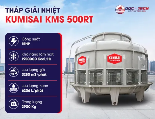 Tháp giải nhiệt Kumisai KMS 500RT - 2