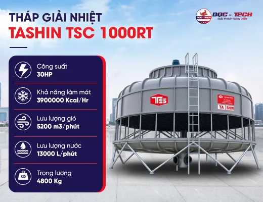 Tháp giải nhiệt TSC 1000 RT