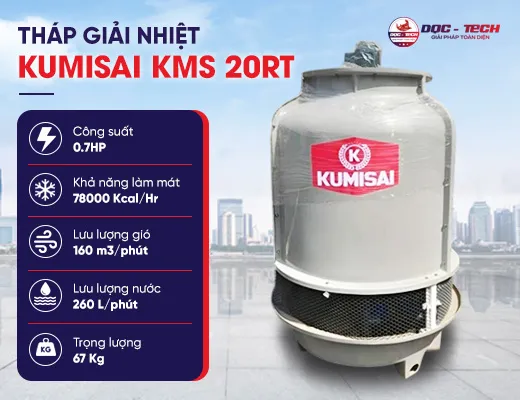 Tháp giải nhiệt Kumisai KMS 20RT - 2