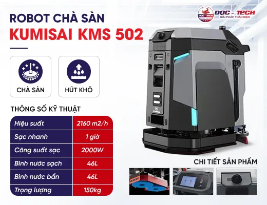 Robot chà sàn Kumisai KMS 502