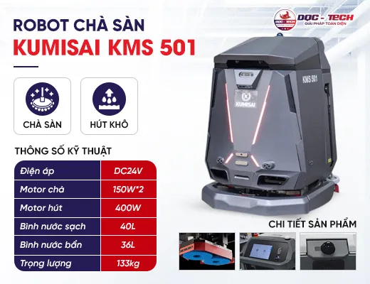 Robot chà sàn Kumisai KMS 501