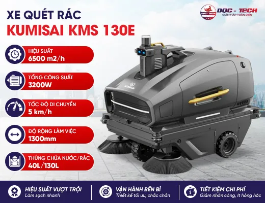 Xe quét rác tự động Kumisai KMS 130E