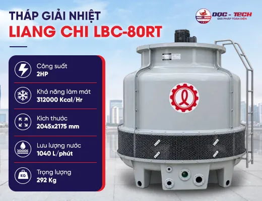Tháp giải nhiệt nước Liang Chi LBC-80RT