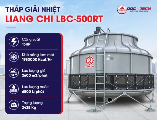 Tháp giải nhiệt tròn Liang Chi LBC-500RT