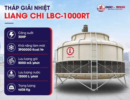 Tháp giải nhiệt nước Liang Chi LBC-1000RT