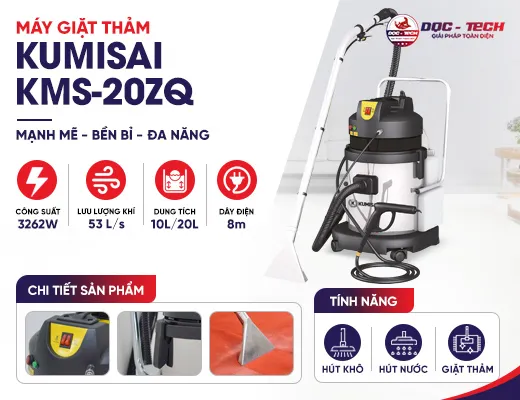 Máy giặt thảm Kumisai KMS-20ZQ
