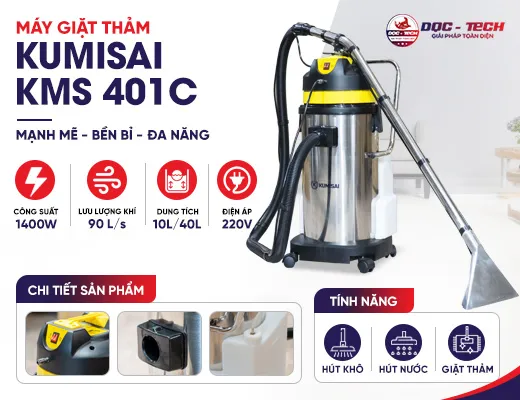 Máy giặt thảm công nghiệp Kumisai KMS 401C
