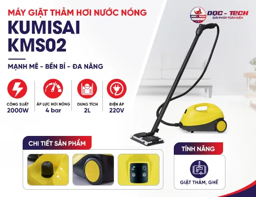 Máy giặt thảm hơi nước nóng Kumisai KMS02