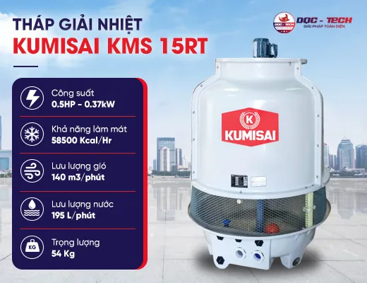 Tháp giải nhiệt Kumisai KMS 15RT
