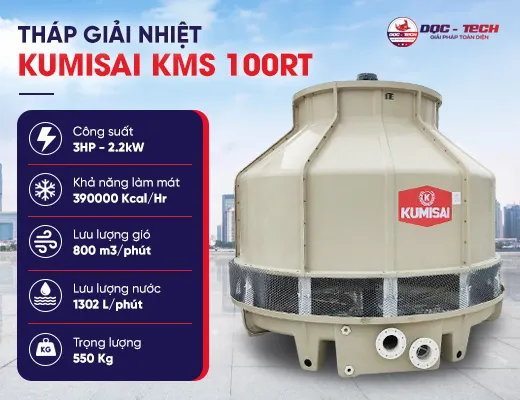Tháp giải nhiệt Kumisai KMS 100RT