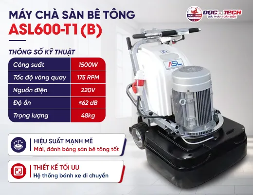 Máy mài sàn bê tông ASL600-T1 (B)