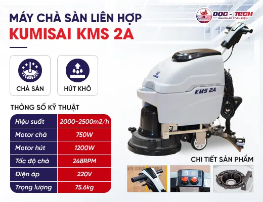 Máy chà sàn liên hợp Kumisai KMS2A