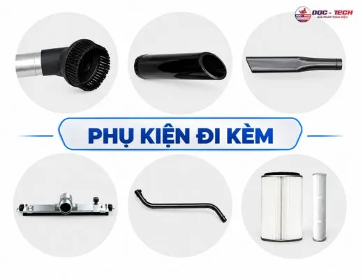 Máy hút bụi công nghiệp chạy acquy Kumisai KMS67 - 6