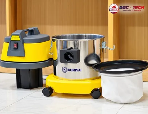 Máy hút bụi công nghiệp Kumisai KMS15H-Hepa - 5