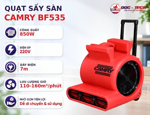 Quạt sấy sàn công nghiệp Camry BF535