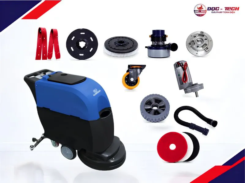 phụ kiện máy chà sàn khái niệm