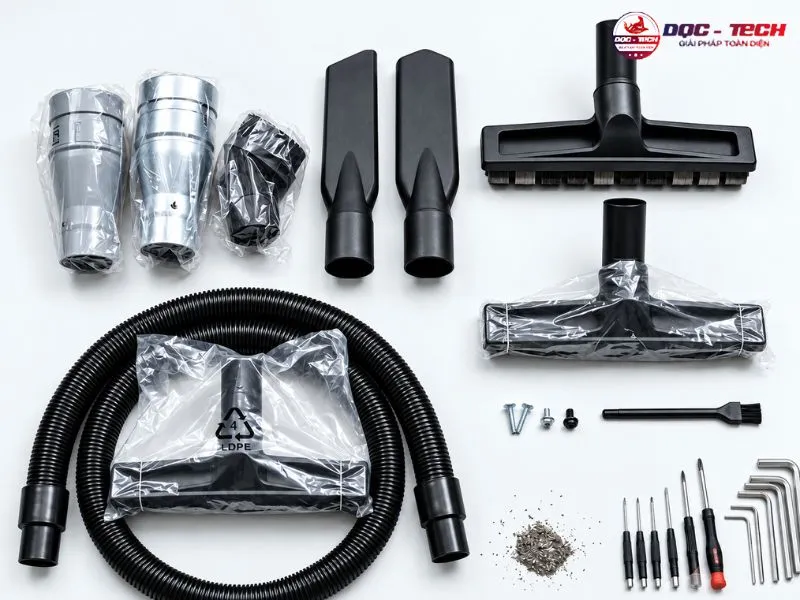 Phụ kiện máy hút bụi công nghiệp Kumisai KMS 01 đa dạng