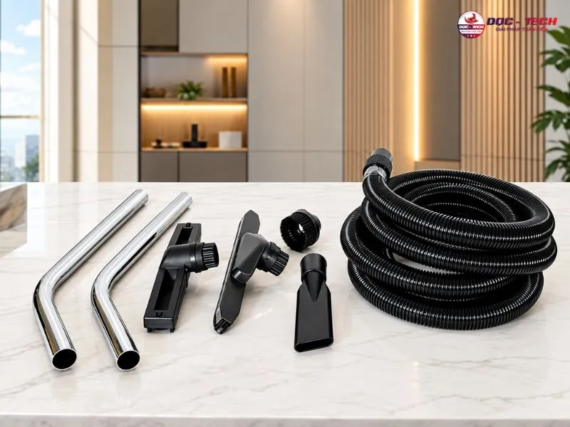 Bộ phụ kiện máy hút bụi DQC Tech 15H đa dạng