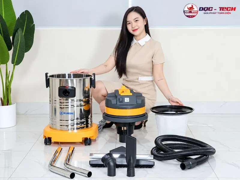 Máy hút bụi Kumisai KMS35 đa dạng phụ kiện