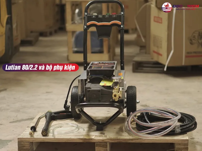 Phụ kiện máy rửa xe cao áp Lutian 80/2.2 Phụ kiện máy rửa xe cao áp Lutian 80/2.2