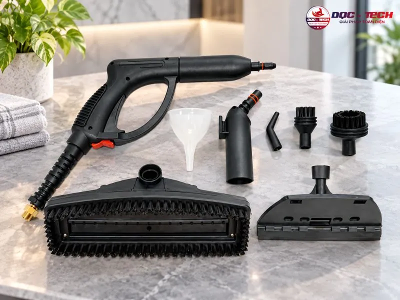 Máy làm sạch thảm Kumisai KMS-20ZQ với phụ kiện đa dạng