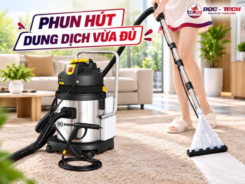 Phun hút dung dịch chuẩn tỷ lệ để dạt hiệu quả cao