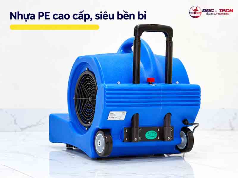 Quạt thổi thảm Palada HC 535 với vỏ máy cứng cáp