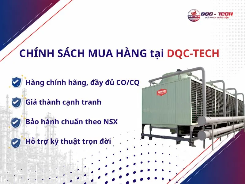 Chính sách mua tháp Kumisai KMS 250RT chỉ có ở DQC-TECH