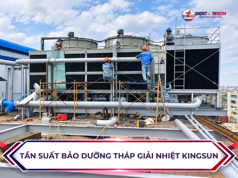 Khi nào cần bảo dưỡng tháp giải nhiệt Kingsun