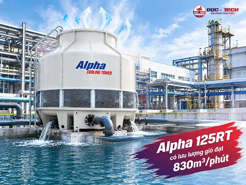 Tháp tản nhiệt công nghiệp Alpha 125RT