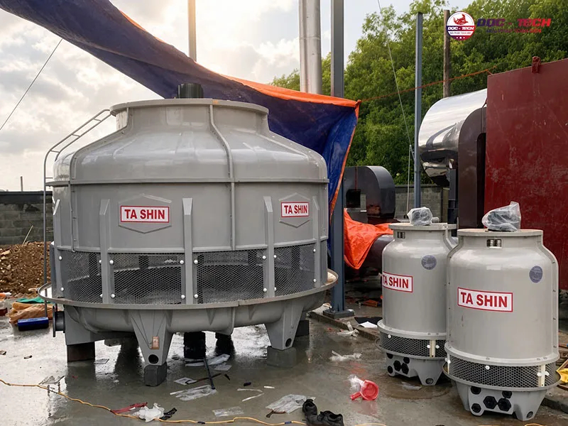 Tháp giải nhiệt Tashin dạng tròn Tháp giải nhiệt Tashin dạng tròn