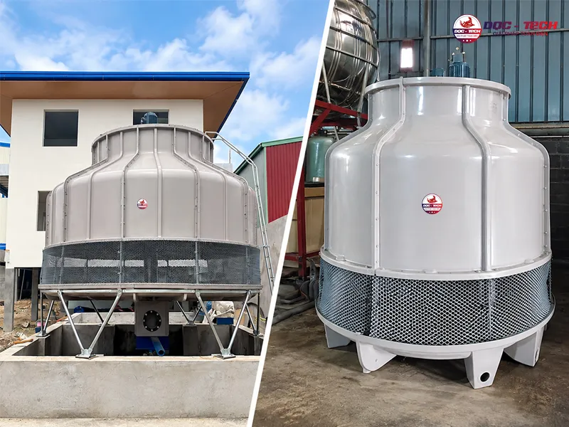tháp giải nhiệt giúp làm mát hiệu quả