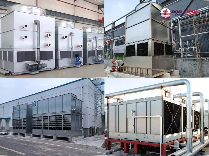 Tháp tản nhiệt kín đa dạng mẫu mã
