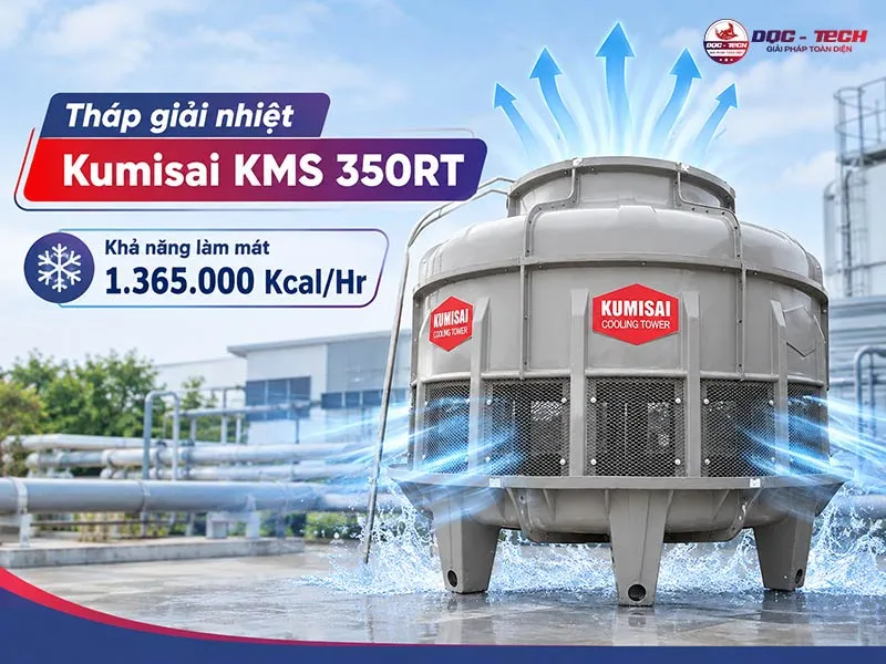 Ưu điểm của tháp giải nhiệt Kumisai KMS 350RT