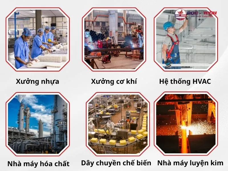Ứng dụng tháp giải nhiệt Kumisai KMS 125RT hiện nay