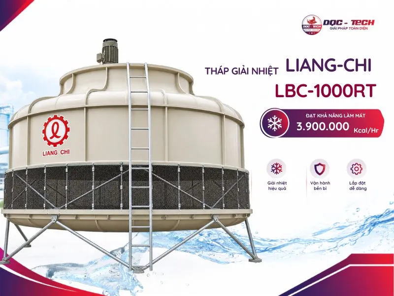 Năng lực giải nhiệt của tháp làm mát Liang Chi LBC-1000RT
