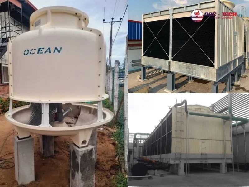 Tháp giải nhiệt Ocean đa dạng mẫu mã, kiểu dáng, công suất Tháp giải nhiệt Ocean đa dạng mẫu mã, kiểu dáng, công suất