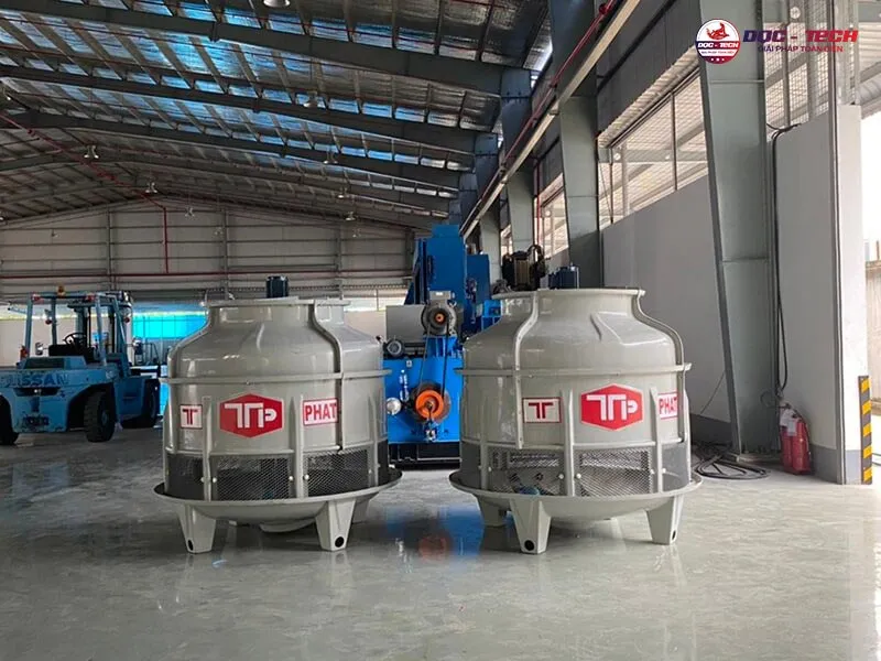 Tháp giải nhiệt tròn tại Hà Nội