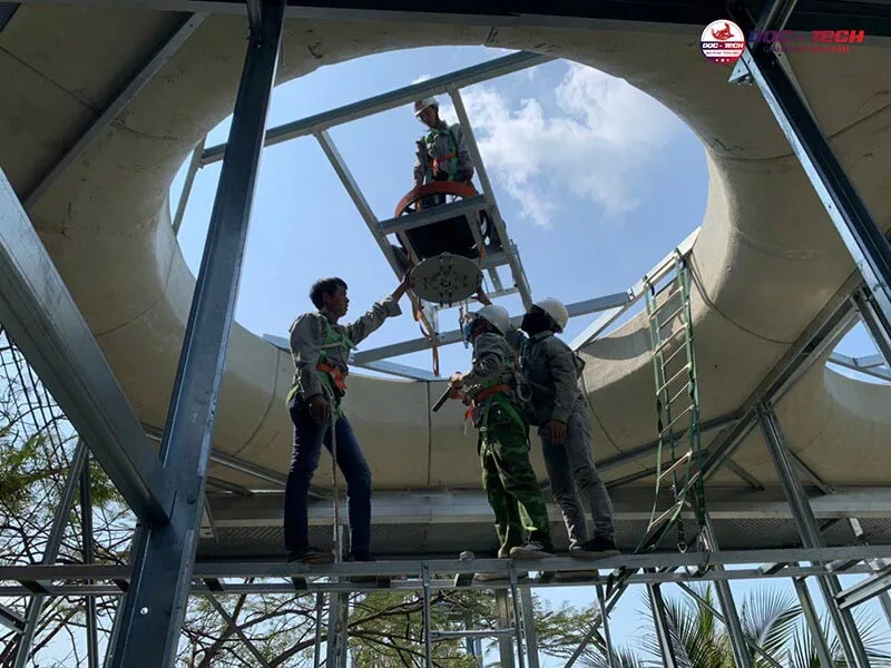 Lắp đặt tháp giải nhiệt tại Hà Nội