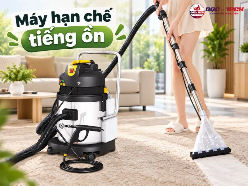 Máy giặt thảm phun hút Kumisai KMS-20ZQ vận hành êm ái