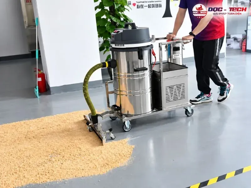 Thiết bị hút bụi công nghiệp mang lại không gian sạch sẽ, thoáng mát