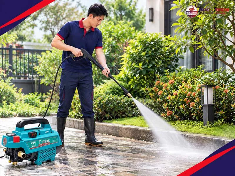 Thiết kế máy rửa xe Tmax nhỏ gọn