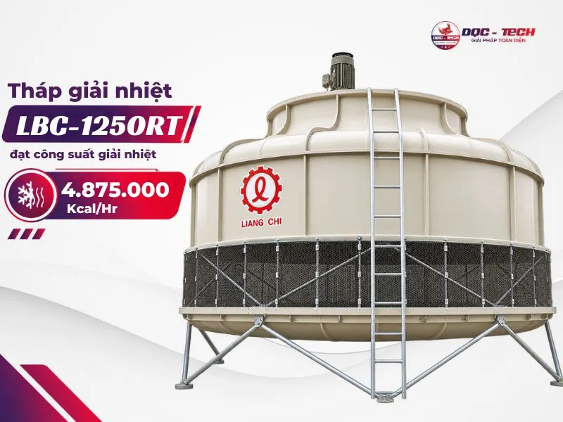 Khả năng giải nhiệt của tháp làm mát Liang Chi LBC-1250RT