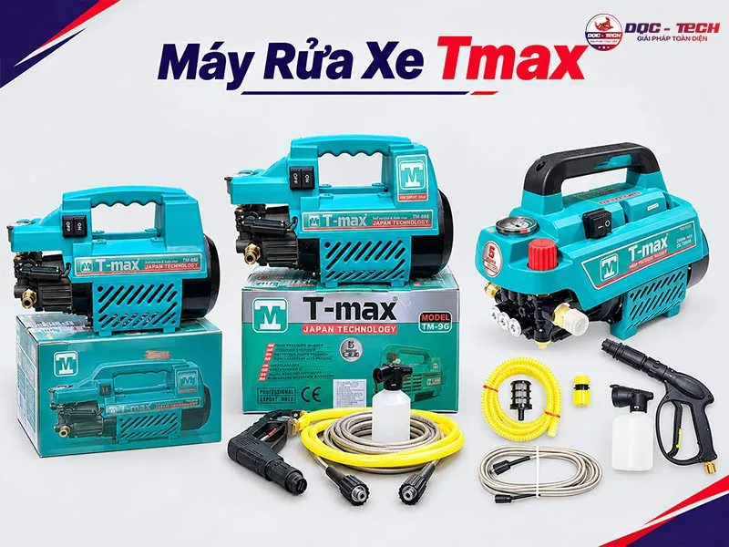 Tổng quan về thương hiệu máy rửa xe Tmax