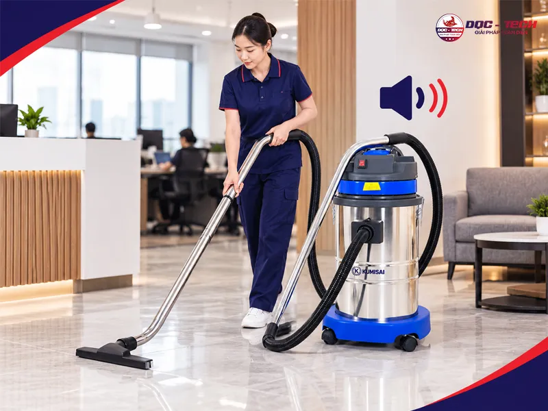 tiếng ồn trong vận hành thấp